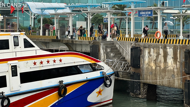 Quảng Ninh: Cho phép tàu cao tốc tiếp tục hoạt động tại cảng Cái Rồng   - Ảnh 2.