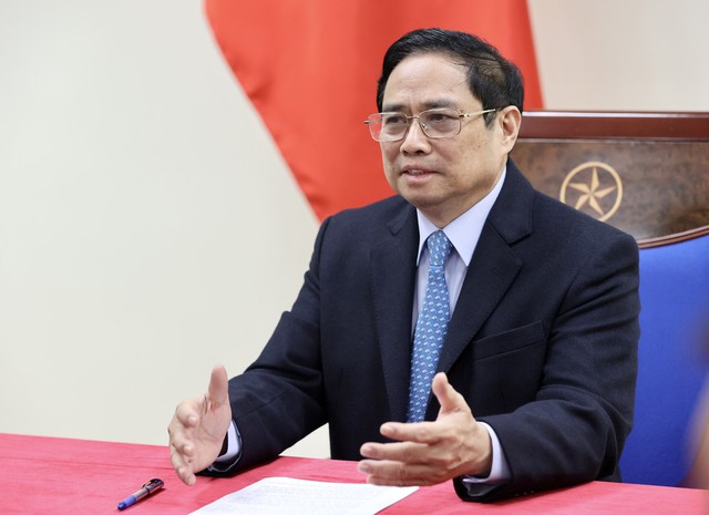 Thủ tướng Phạm Minh Chính điện đàm Thủ tướng Trung Quốc Lý Cường - Ảnh 1.