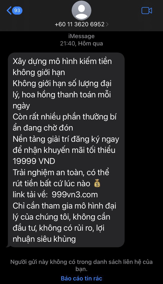 Sau khóa SIM ‘nặc danh’, dân vẫn ‘đau đầu’ với tin nhắn rác - Ảnh 1.