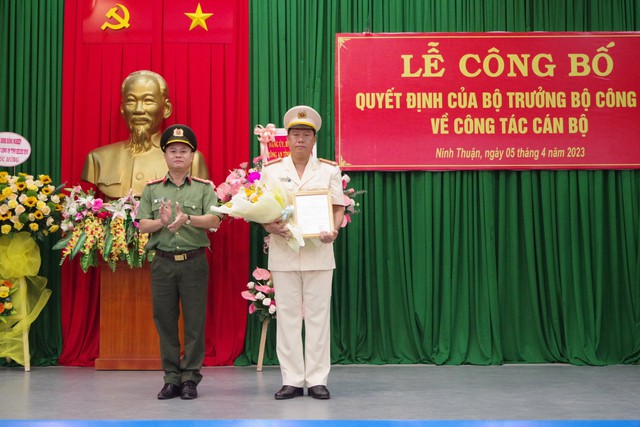 Thượng tá Nguyễn Đình Thuận Hải, giữ chức Phó giám đốc Công an Ninh Thuận - Ảnh 1.