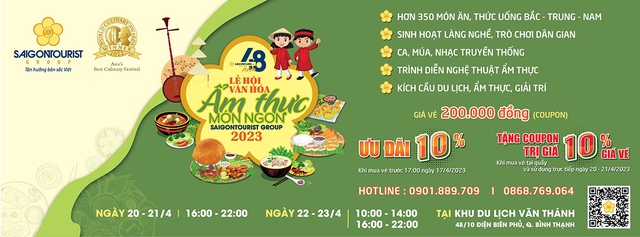 Saigontourist Group ưu đãi hấp dẫn tại Ngày hội du lịch TP.HCM 2023 - Ảnh 1. Saigontourist Group ưu đãi hấp dẫn tại Ngày hội du lịch TP.HCM 2023 - Ảnh 1.