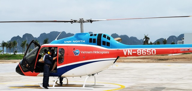 Quảng Ninh: Rơi máy bay trực thăng 5 người mất tích - Ảnh 1.