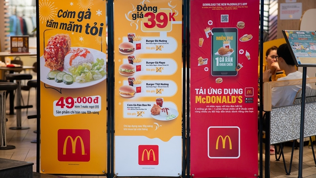 Thực đơn phong phú với nhiều món ăn làm nên tên tuổi McDonald’s