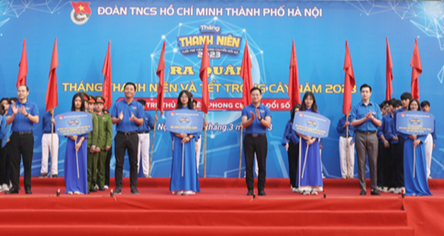 Tháng Thanh niên: Hà Nội có 416 đoàn viên được kết nạp Đảng - Ảnh 1.
