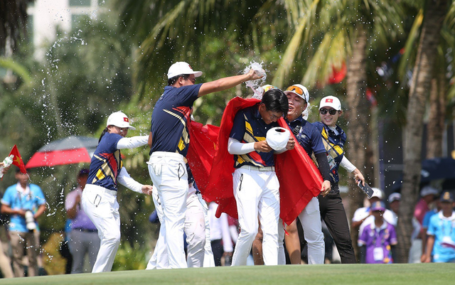 Lê Khánh Hưng giành HCV lịch sử cho golf VN - Ảnh 1.