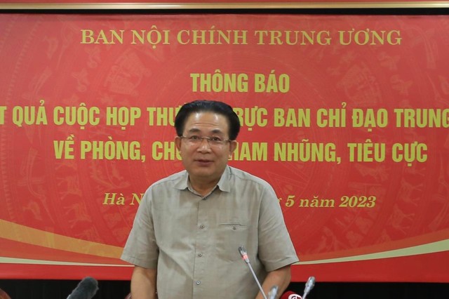 Phó trưởng ban Nội chính T.Ư: Không có chuyện bắt được bà Nguyễn Thị Thanh Nhàn rồi giấu - Ảnh 1.