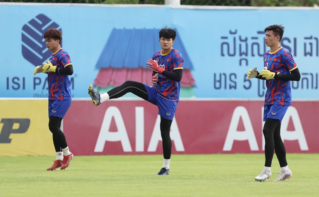 Thủ môn Quan Văn Chuẩn có thể nghỉ trận gặp U.22 Thái Lan