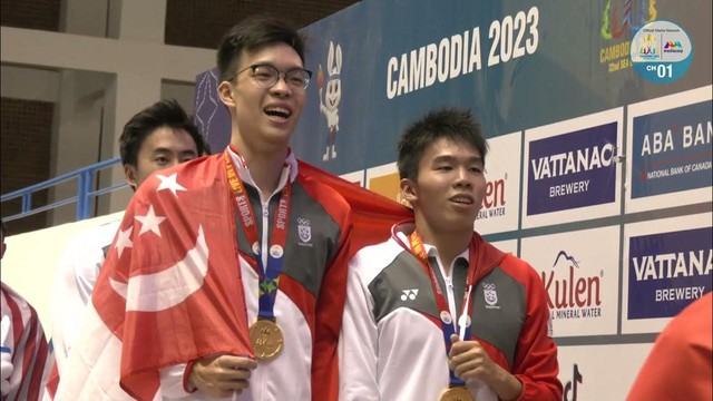 Tháo kính cận khi thi đấu, VĐV người Singapore không biết mình giành HCV SEA Games - Ảnh 1.