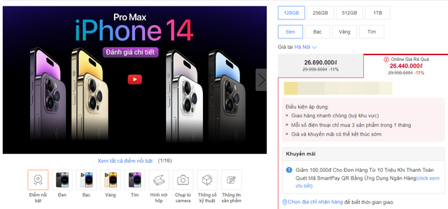 iPhone 14 Pro Max rớt giá, nhà bán lỗ 1 triệu đồng mỗi máy - Ảnh 2.