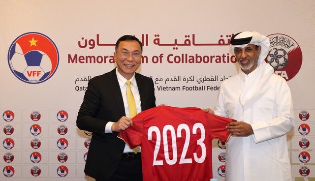 Chủ tịch VFF cảm ơn Qatar giúp U.22 Việt Nam trên hành trình bảo vệ HCV SEA Games - Ảnh 3.