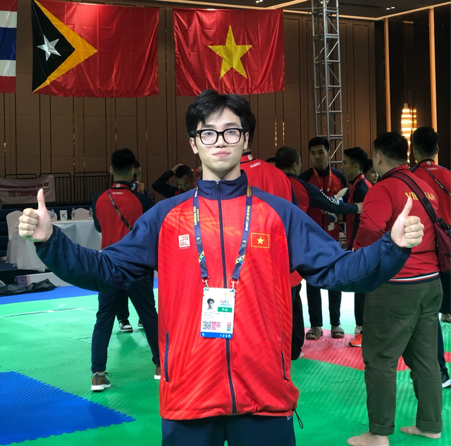 Chàng sinh viên ngành thiết kế nội thất đạt huy chương đồng tại SEA Games 32 - Ảnh 2.