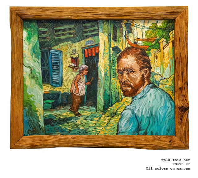 Ngắm danh họa Van Gogh giữa Sài Gòn ăn bánh mì và dạo phố chụp ảnh - Ảnh 9.