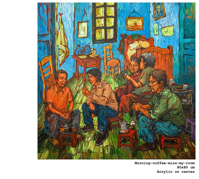 Ngắm danh họa Van Gogh giữa Sài Gòn ăn bánh mì và dạo phố chụp ảnh - Ảnh 5.