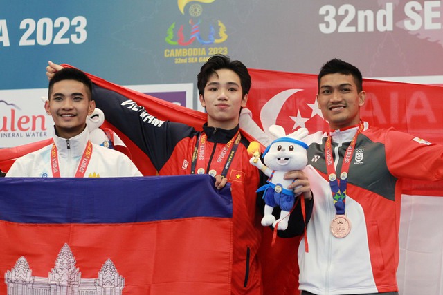 Chàng sinh viên ngành thiết kế nội thất đạt huy chương đồng tại SEA Games 32 - Ảnh 1.