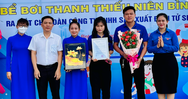 Bí thư T.W Đoàn Ngô Văn Cương dự ra mắt chi đoàn trong doanh nghiệp FDI  - Ảnh 1.