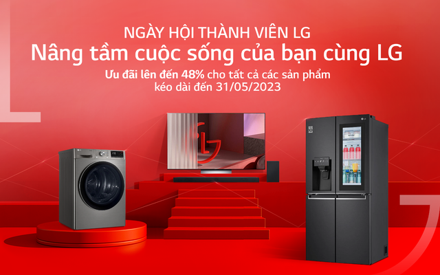 LG tung cơn lốc ưu đãi thành viên lên đến 48% tưới mát mùa hè - Ảnh 1.