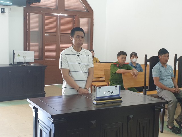 Bị cáo Trần Thái Hưng tại tòa