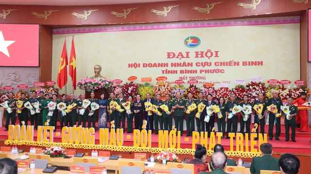 Đại hội Hội doanh nhân CCB tỉnh Bình Phước - Ảnh 1.