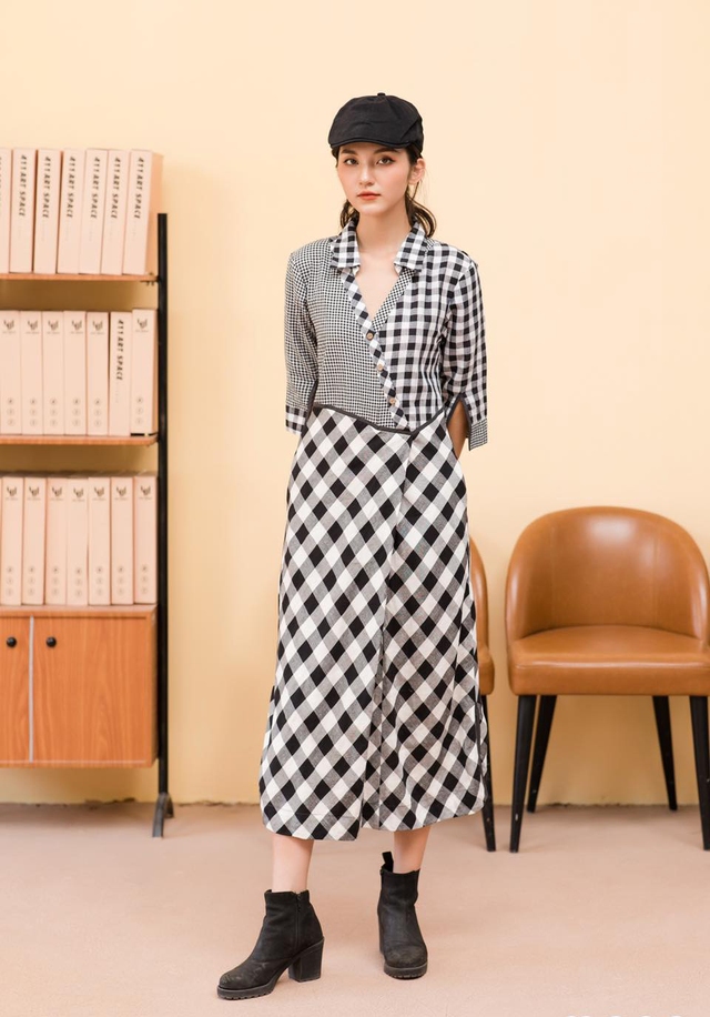 Làm mới outfit mùa hè với họa tiết kẻ sọc ca rô - Ảnh 12.