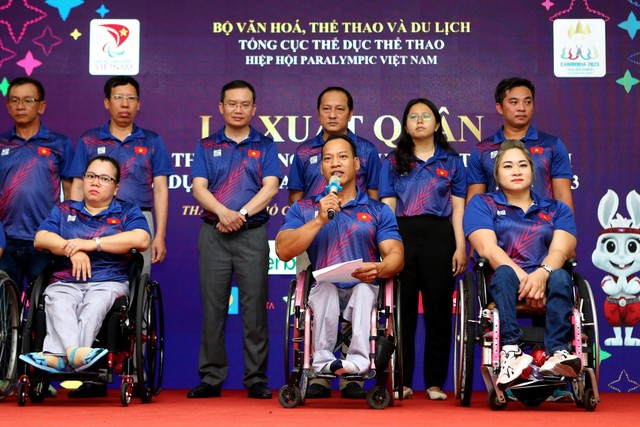 Đoàn thể thao người khuyết tật Việt Nam sẵn sàng tham dự Asean Para Games 12 - Ảnh 3.