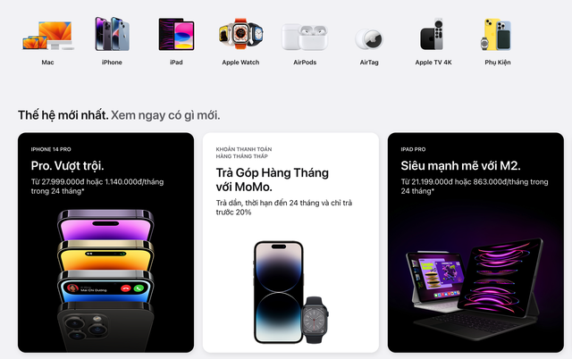 Những tiện ích có trên Apple Store trực tuyến - Ảnh 1.