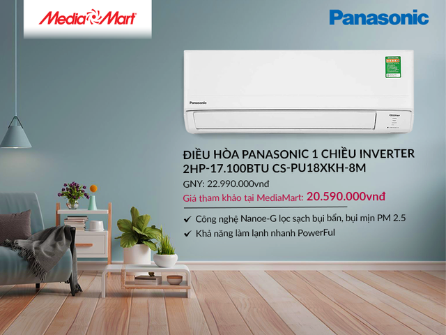 Top 5 điều hòa Panasonic giảm sốc đáng mua nhất hè 2023 - Ảnh 2.