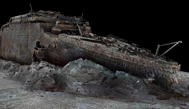 Hé lộ những hình ảnh hoàn chỉnh nhất của xác tàu Titanic - Ảnh 3.