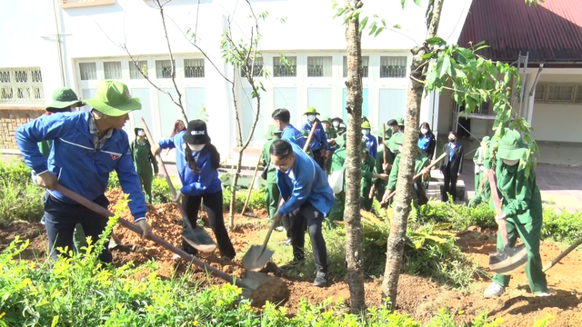 Sinh viên Trường ĐH Đà Lạt trồng hàng ngàn cây xanh - Ảnh 1.