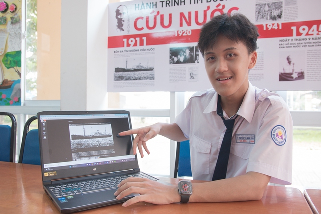Học sinh thiết kế ảnh, lập trình web cho Không gian văn hóa Hồ Chí Minh - Ảnh 7.