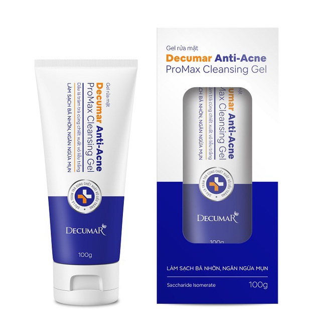 Hướng dẫn sử dụng gel rửa mặt Decumar ProMax Anti-Acne Cleansing Gel cho làn da sạch mụn - Ảnh 2.