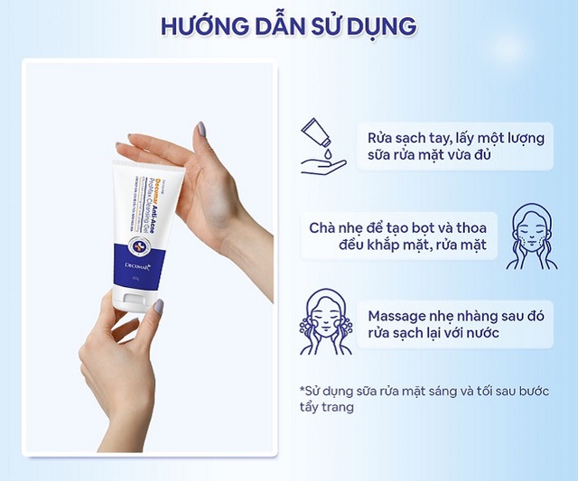 Hướng dẫn sử dụng gel rửa mặt Decumar ProMax Anti-Acne Cleansing Gel cho làn da sạch mụn - Ảnh 4.