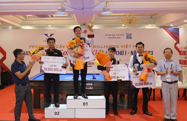 Nguyễn Huỳnh Phương Linh vô địch festival billiards Cây cơ vàng 2023  - Ảnh 2.