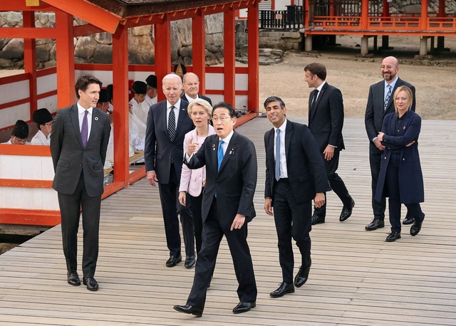 G7 thảo luận về nhiều vấn đề nóng - Ảnh 1.