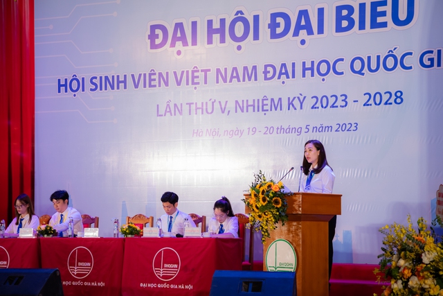 Nhiều dấu ấn Đại hội Hội Sinh viên Đại học Quốc gia Hà Nội  - Ảnh 1.