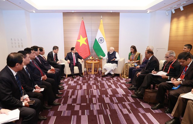 Thủ tướng Phạm Minh Chính gặp Thủ tướng Canada, Ấn Độ bên lề Hội nghị G7 - Ảnh 4.