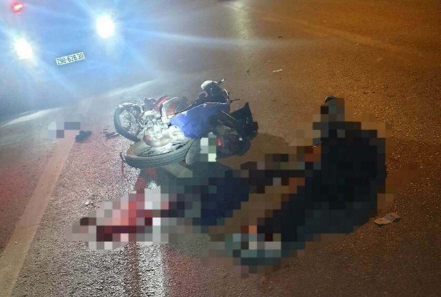 Quảng Ninh: Xe máy đấu đầu kinh hoàng khiến 2 người thiệt mạng  - Ảnh 1.