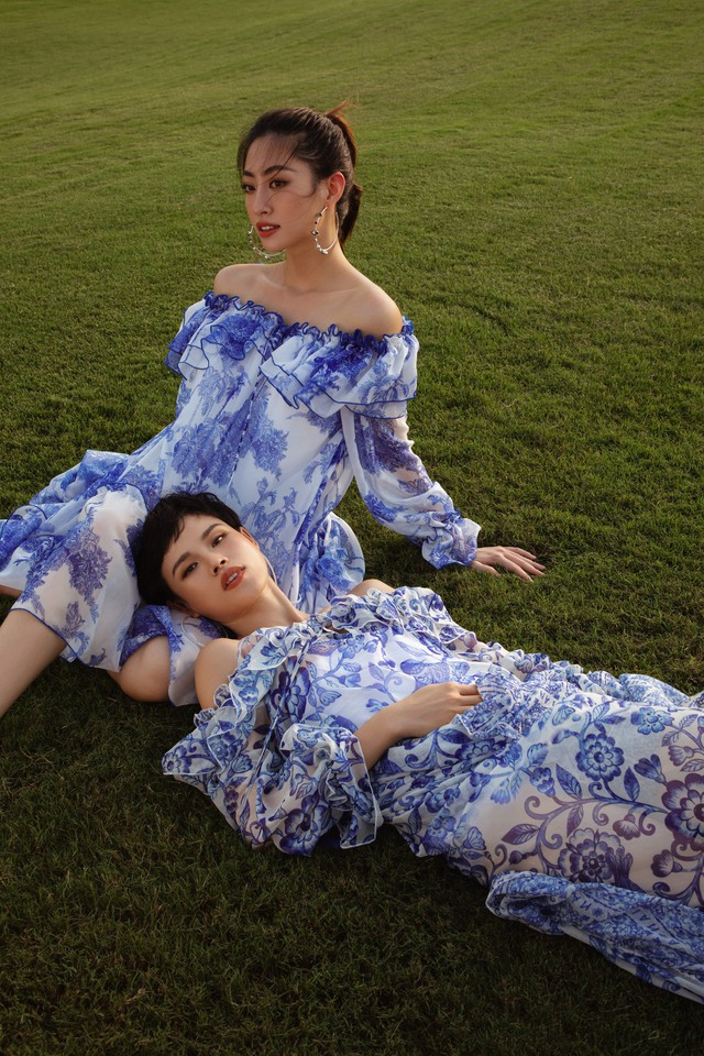 Váy maxi lãng mạn của Tuyết Lan, Lương Thùy Linh  - Ảnh 3.