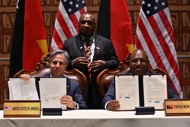 Mỹ ký thỏa thuận quốc phòng với Papua New Guinea - Ảnh 1.