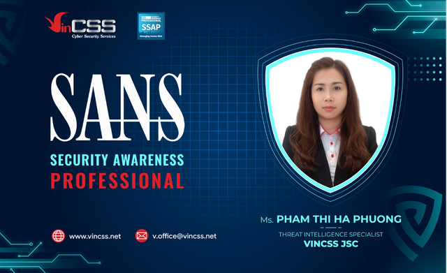 Nữ chuyên gia Việt đạt chứng chỉ nâng cao nhận thức an ninh mạng tại Mỹ - Ảnh 1.