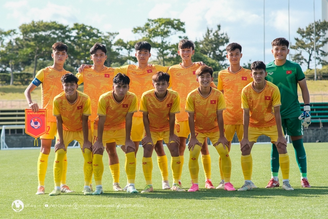 U.17 Việt Nam thắng 3-1 trong trận ra quân ở Nhật Bản - Ảnh 1.