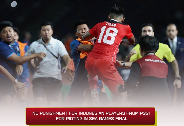 Indonesia không trừng phạt cầu thủ, HLV xô xát ở chung kết SEA Games 32 - Ảnh 1.