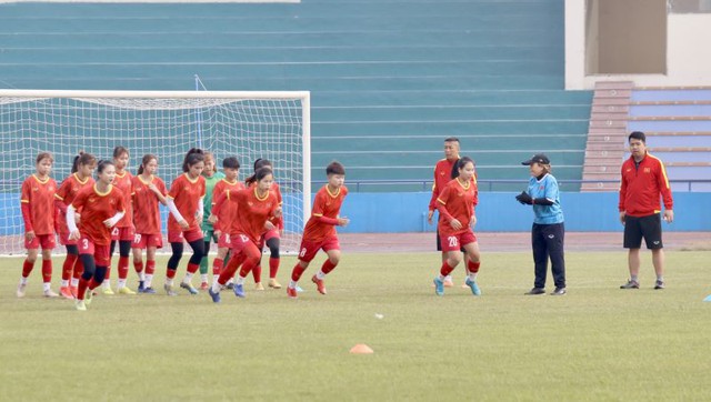 U.20 nữ Việt Nam sẵn sàng cho bảng đấu khó ở vòng loại U.20 châu Á  - Ảnh 1.