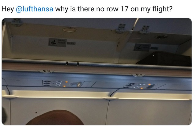 Vì sao nhiều hãng hàng không bỏ ghế 13, 14, 17? - Ảnh 2.