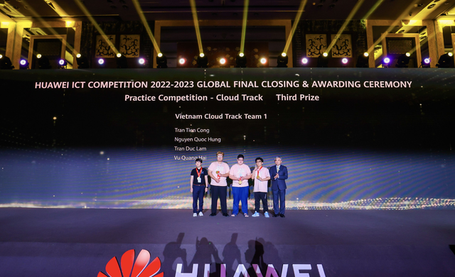 Sinh viên Việt Nam giành giải Ba chung kết cuộc thi Huawei ICT Competition - Ảnh 1.