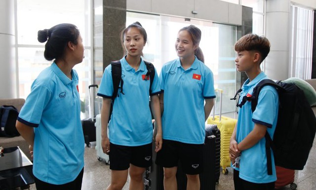 U.20 nữ Việt Nam đến Phú Thọ, sẵn sàng đấu vòng loại U.20 châu Á 2024 - Ảnh 3.