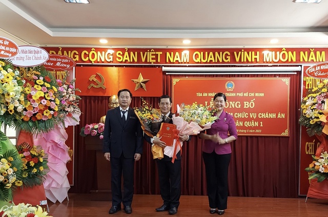 TP.HCM: Ông Nguyễn Quang Huynh được bổ nhiệm làm Chánh án TAND Q.1   - Ảnh 1.