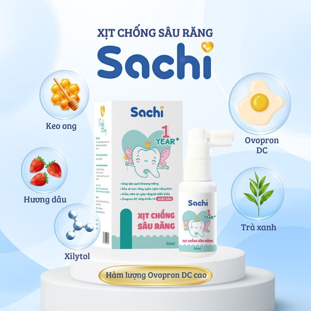 Xịt chống sâu răng Sachi - Giải pháp bảo vệ răng xinh cho bé - Ảnh 5.