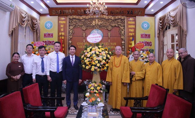 Anh Nguyễn Ngọc Lương chúc mừng T.Ư Giáo hội Phật giáo Việt Nam - Ảnh 1.