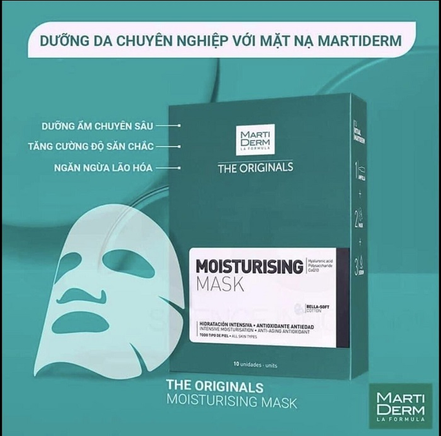 Review mặt nạ dưỡng ẩm MartiDerm The Originals Moisturising Mask và địa chỉ mua uy tín - Ảnh 3.