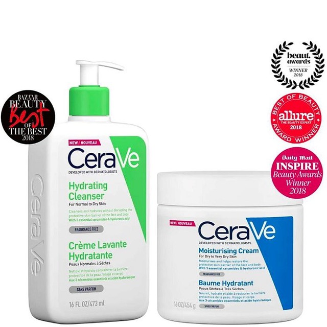 Các sản phẩm của Cerave nhận được nhiều giải thưởng danh giá